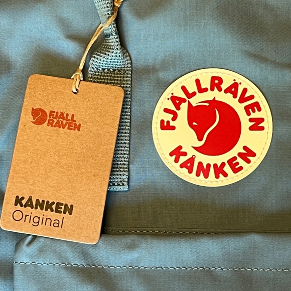 NWT Fjallraven Kanken Original Backpack in Sky Blue main image 5